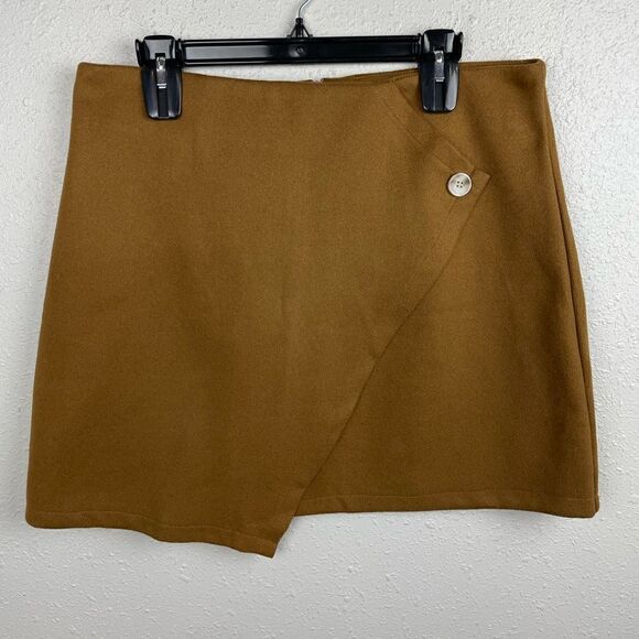 Shein Faux Wrap Style Mini-Skirt Size XL EUC - Picture 1 of 7